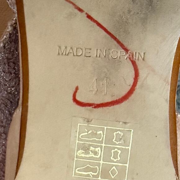 Sundance 41 Fontainebleau Blush lace D’Orsay flats pointed toe 2928 - Picture 5 of 8